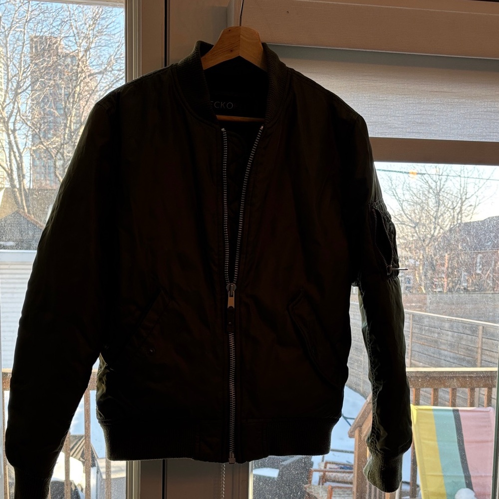 Chic Black Bomber Jacket for Women